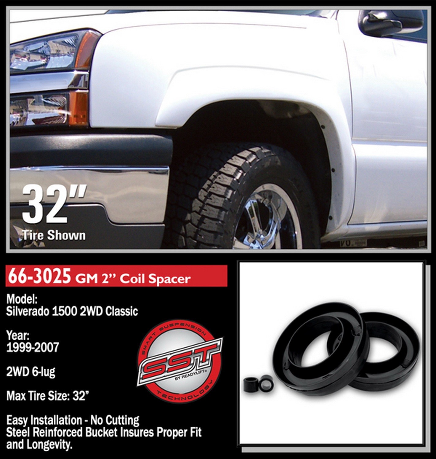 ReadyLift | Front Leveling Kit Fits 99-07 Silverado | Sierra 1500