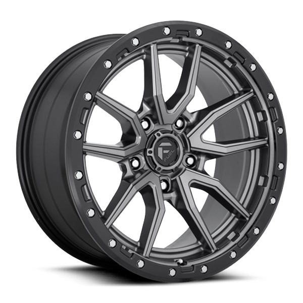 20x9 1 Fuel Offroad D680 Gray-Silver 33x12.50R20 Atturo Tires Trail Blade M/T