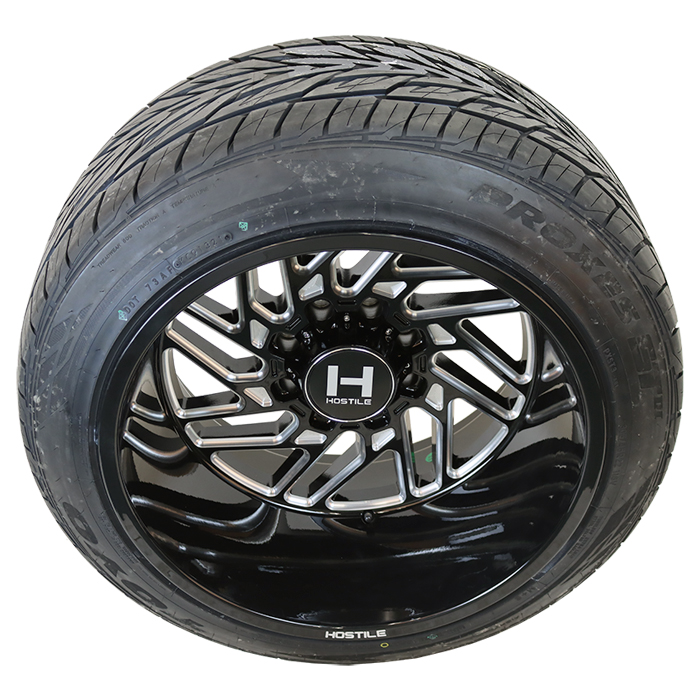 Custom Automotive :: Packages :: Street Packages :: 22x12 Hostile Fury H114  Blade Cut - 305/40r22 Toyo Proxes ST