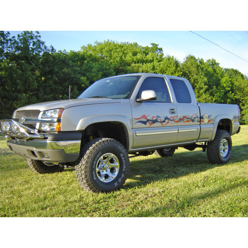 Superlift | 99-06 Chevy Silverado GMC Sierra 1500 4WD | 6in Lift Kit - Knuckle Kit with Superlift Shocks