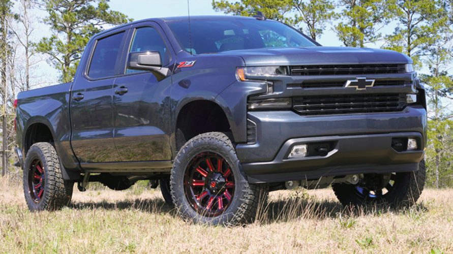 Superlift | 2019 Chevy Silverado 1500 4WD 6in Lift | Kit with Alum Stamped Steel Control Arms & SLF Rear Shocks