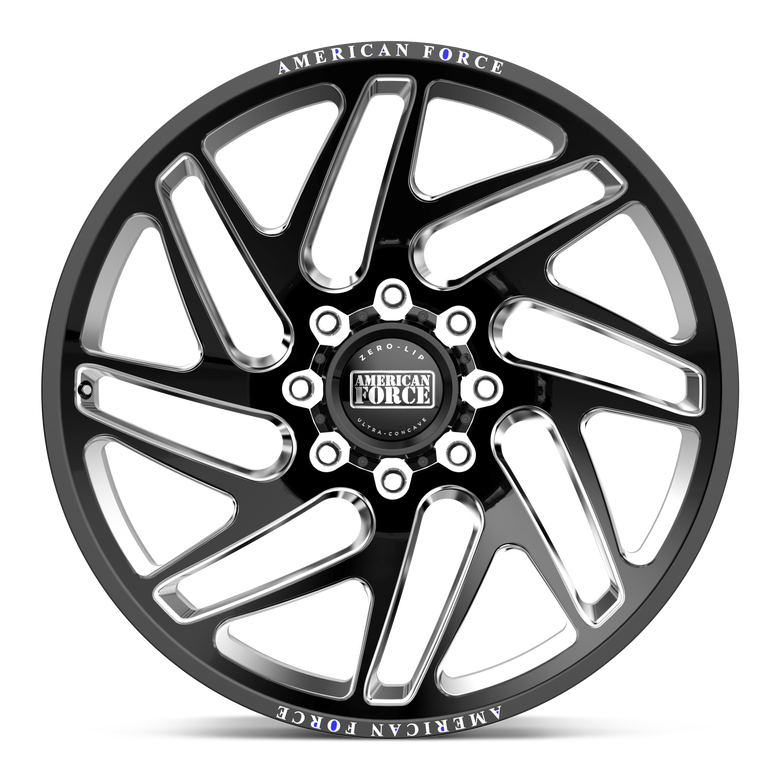 American Force Forged Wheels Lumen ZL Z05 Gloss Black Milled 22x12 -40mm Offset 8x180