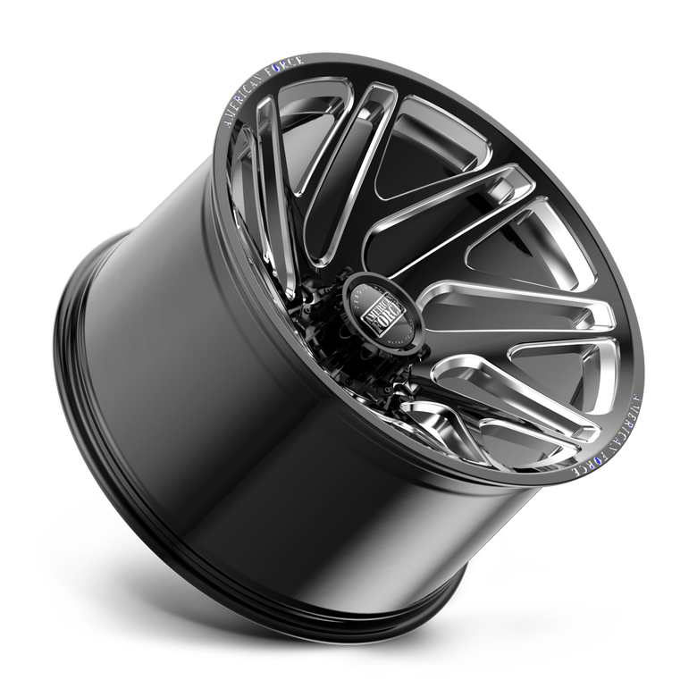 American Force Forged Wheels Lumen ZL Z05 Gloss Black Milled 22x12 -40mm Offset 8x180