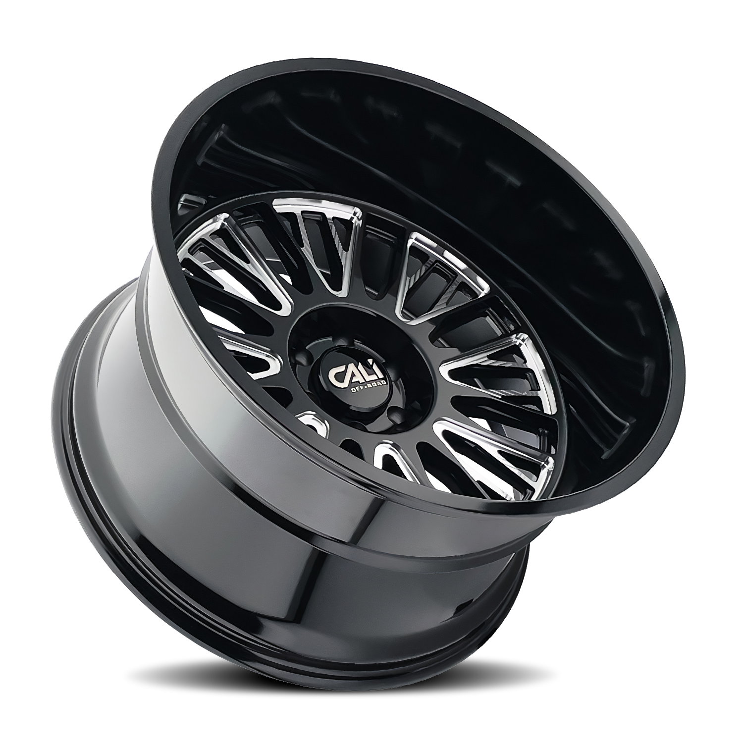 Cali Offroad Wheels Vertex 9116 Gloss Black Milled Spokes 20x10 -25mm Offset 8x180