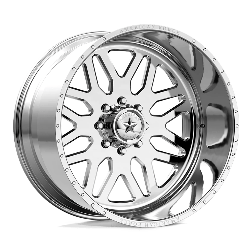 22x10 Polished Wheel American Force Trax SS Silverado 2500 3500 -25