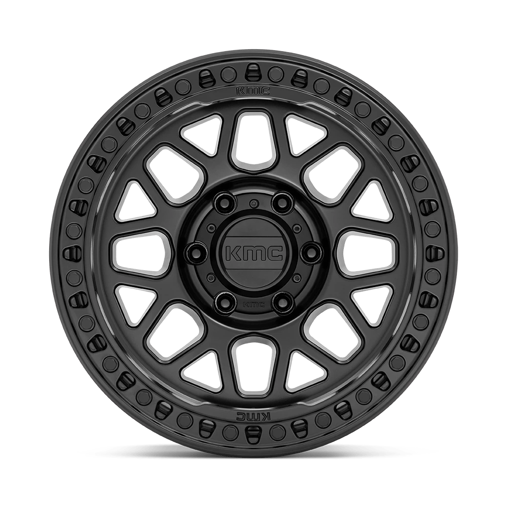 KMC Wheels GRS KM549 Satin Black 18x9 18mm Offset 6x135