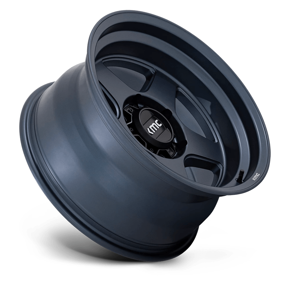 KMC Wheels Lobo KM728 Metallic Blue 17x8.5 18mm Offset 6x114.3 (6x4.5)