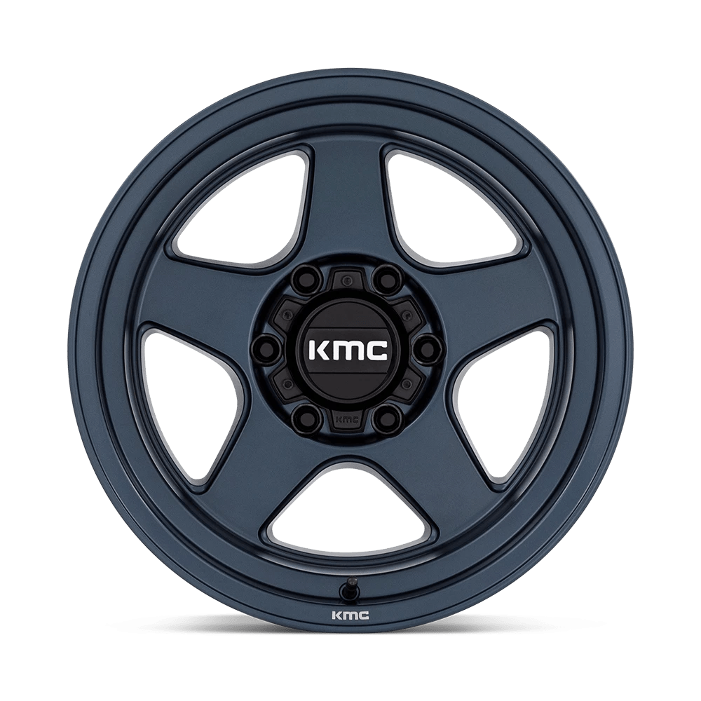 KMC Wheels Lobo KM728 Metallic Blue 17x8.5 18mm Offset 6x114.3 (6x4.5)