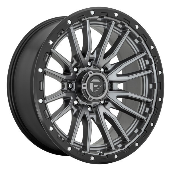 20x9 1 Fuel Offroad D680 Gray-Silver 33x12.50R20 Atturo Tires Trail Blade M/T