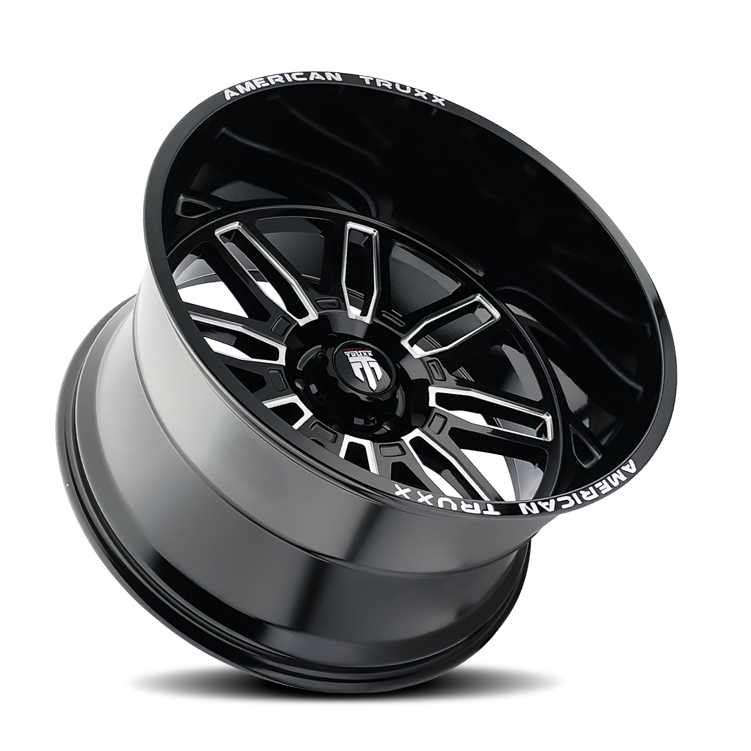 American Truxx AT1915 Restless 20x10 Black Milled Wheels - Bold