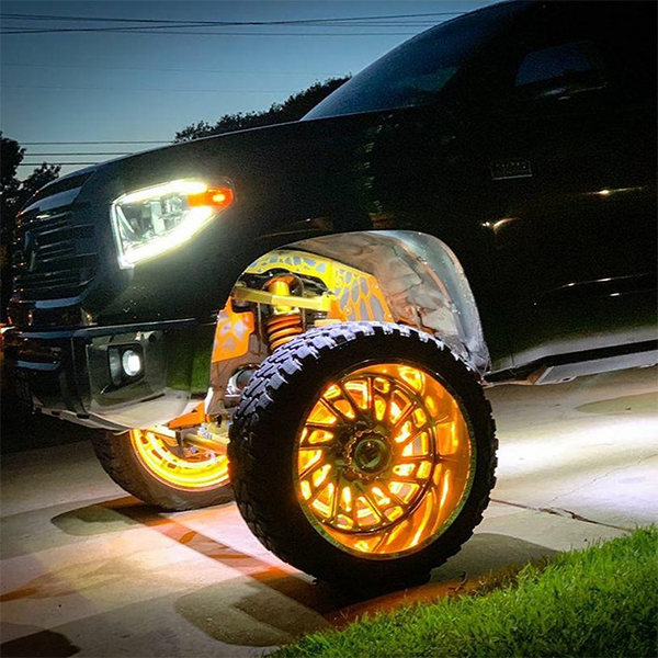 Infinite Offroad | (RGB+W) LED Wheel | Rings Set