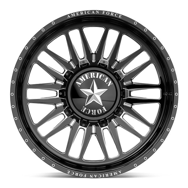 American Force Forged Wheels Vibrant DC DC01 Black Milled 22x12 -55mm Offset 8x180
