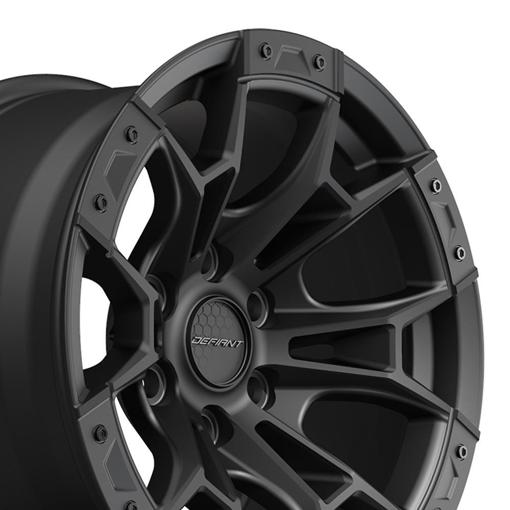 Defiant Wheels DF04 Dark Satin Charcoal 17x9 12mm Offset 6x135
