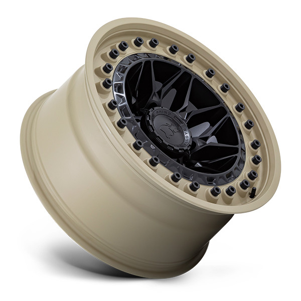Black Rhino Wheels Alpha BR008 Matte Black With Sand Lip 17x9 0mm Offset 5x127 (5x5)