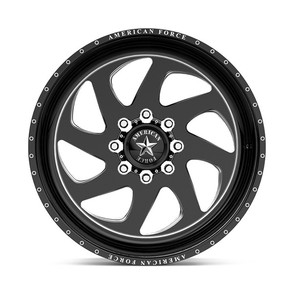 American Force Forged Wheels Banshee H30 Black Milled 20x9 0mm Offset 5x127 (5x5)
