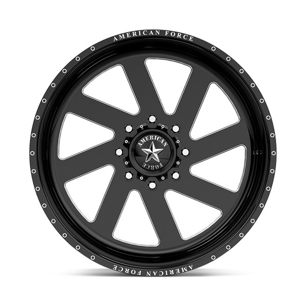American Force Forged Wheels Fuse 46 Black Milled 20x10 -25mm Offset 5x127 (5x5)