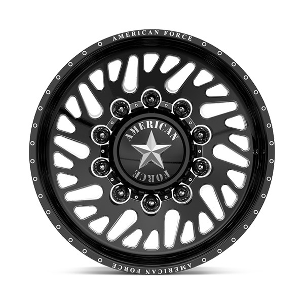 American Force Forged Wheels Sidewinder 7H12 Black Milled 22x12 -55mm Offset 8x180
