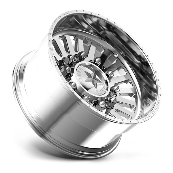 American Force Forged Wheels Doom 7H91 Polished 22x12 -55mm Offset 8x180