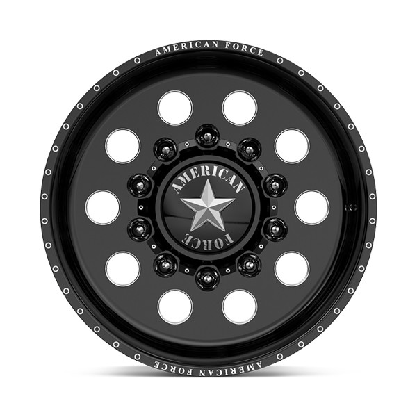 American Force Forged Wheels Classic 601 Black Milled 22x10 -25mm Offset 8x180