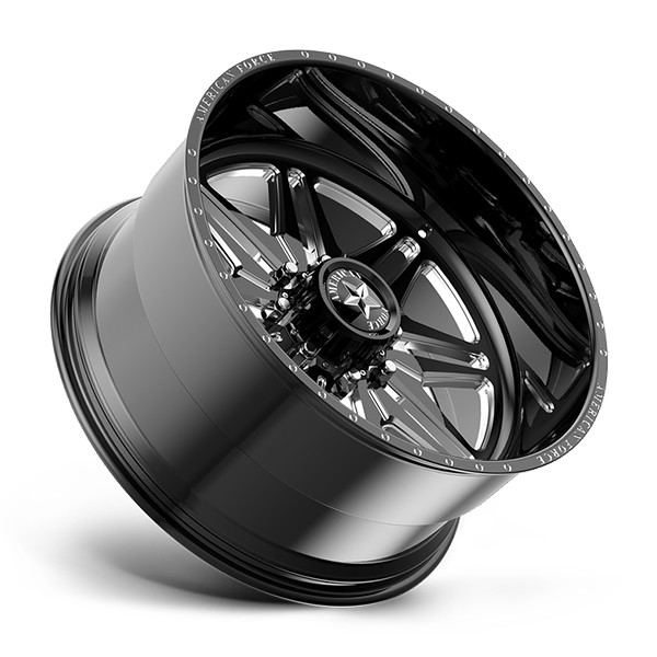 American Force Forged Wheels Chief N07 Black Milled 20x9 0mm Offset 6x135