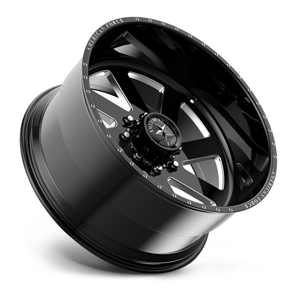 American Force Forged Wheels Fuse 46 Black Milled 20x10 -25mm Offset 5x127 (5x5)