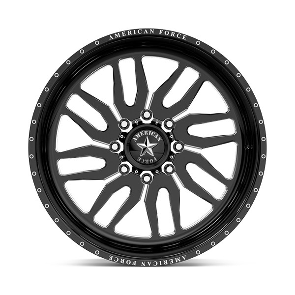 American Force Forged Wheels Redd H35 Black Milled 20x10 -25mm Offset 5x127 (5x5)