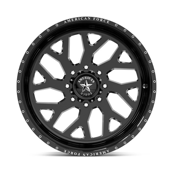 American Force Forged Wheels Lucky G77 Black Milled 20x9 0mm Offset 5x150
