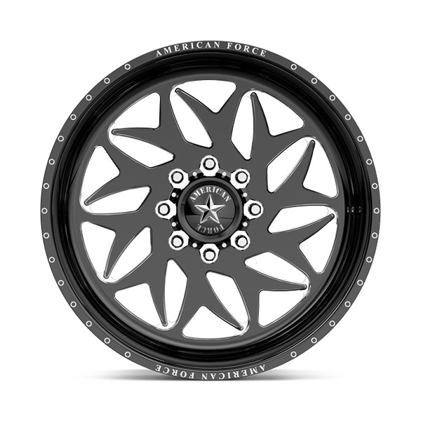 American Force Forged Wheels Brave N06 Black Milled 20x9 0mm Offset 8x170