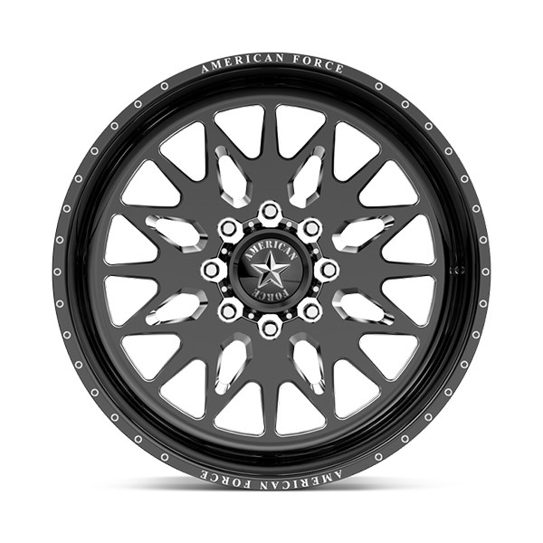 American Force Forged Wheels Deny N05 Black Milled 20x10 -25mm Offset 8x180