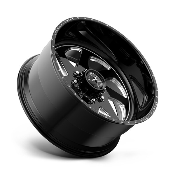 American Force Forged Wheels Banshee H30 Black Milled 20x9 0mm Offset 5x127 (5x5)