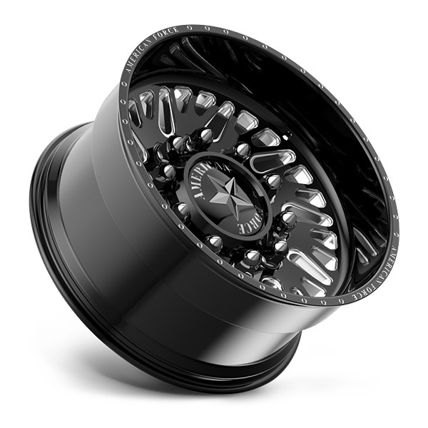American Force Forged Wheels Sidewinder 7H12 Black Milled 22x12 -55mm Offset 8x180