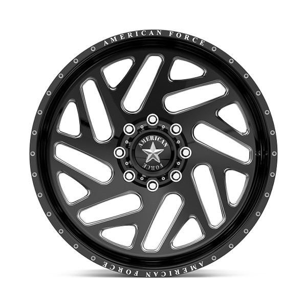 American Force Forged Wheels Acid CK16 Black Milled 20x12 -55mm Offset 8x170