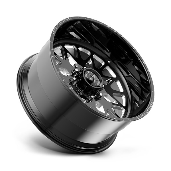 American Force Forged Wheels Deny N05 Black Milled 20x10 -25mm Offset 8x180