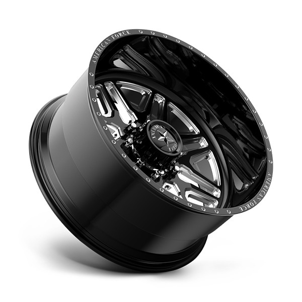 American Force Forged Wheels Addict G52 Black Milled 20x9 0mm Offset 5x150