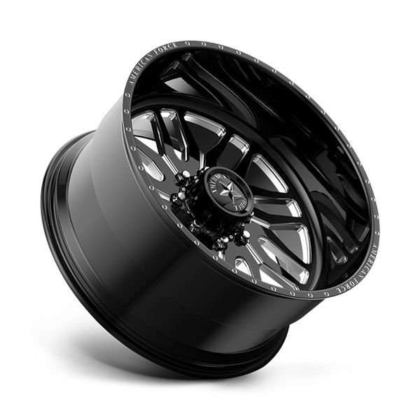 American Force Forged Wheels Redd H35 Black Milled 20x10 -25mm Offset 5x127 (5x5)