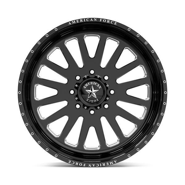 American Force Forged Wheels Atom F20 Black Milled 22x10 -25mm Offset 8x170