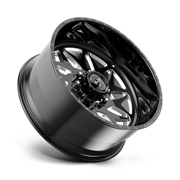 American Force Forged Wheels Brave N06 Black Milled 20x9 0mm Offset 8x170