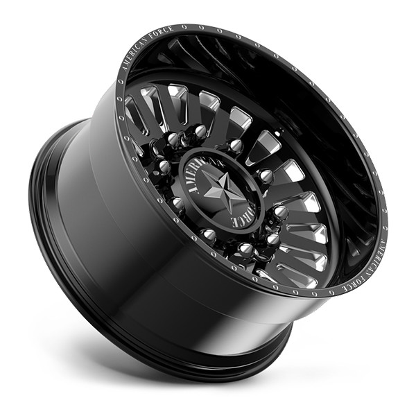 American Force Forged Wheels Doom 7H91 Black Milled 24x12 -60mm Offset 8x170