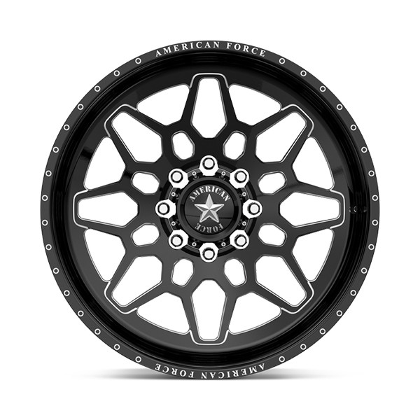 American Force Forged Wheels Orion CKH03 Black Milled 22x12 -55mm Offset 8x180