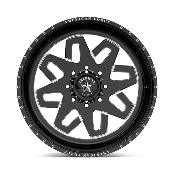 American Force Forged Wheels Beacon H36 Black Milled 20x9 0mm Offset 5x127 (5x5)