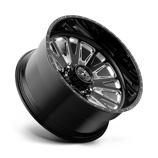 American Force Forged Wheels Armada CK210 Black Milled 20x12 -55mm Offset 5x127 (5x5)