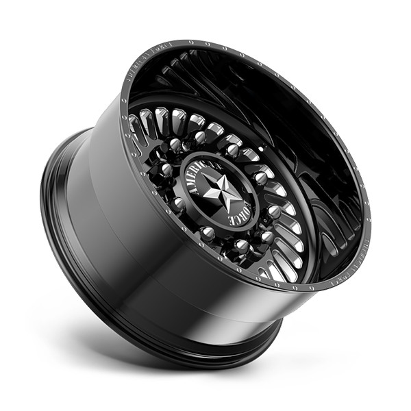 American Force Forged Wheels Vader 6N17 Black Milled 24x11 0mm Offset 8x180