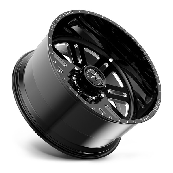 American Force Forged Wheels Rebel 61 Black Milled 20x9 0mm Offset 8x180