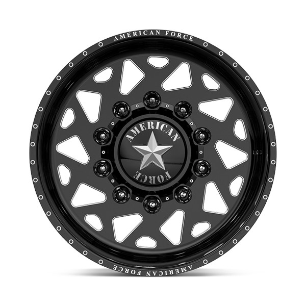American Force Forged Wheels Contra 6H01 Black Milled 22x11 0mm Offset 8x170