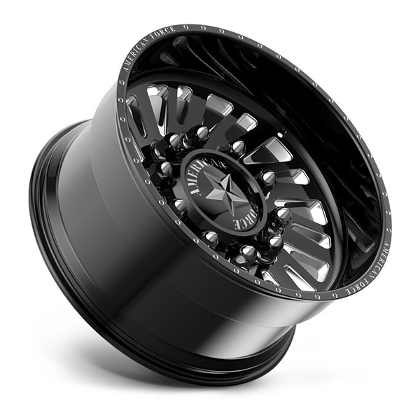 American Force Forged Wheels Thrust 7H92 Black Milled 22x12 -55mm Offset 8x170
