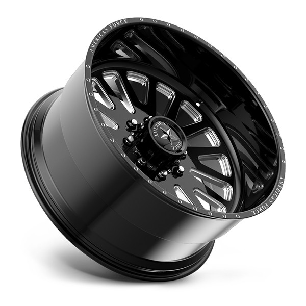 American Force Forged Wheels Atom F20 Black Milled 22x10 -25mm Offset 8x170