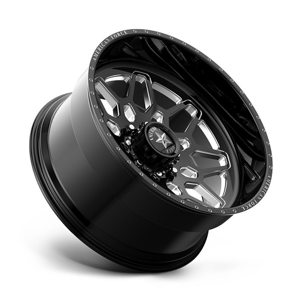 American Force Forged Wheels Orion CKH03 Black Milled 22x12 -55mm Offset 8x180