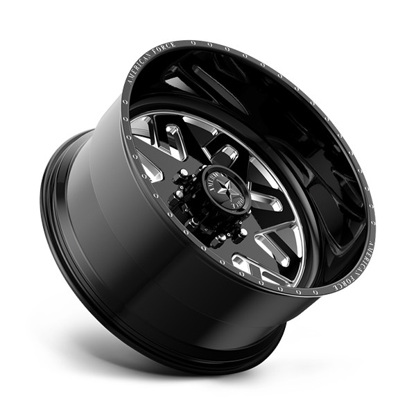 American Force Forged Wheels Beacon H36 Black Milled 20x9 0mm Offset 5x127 (5x5)