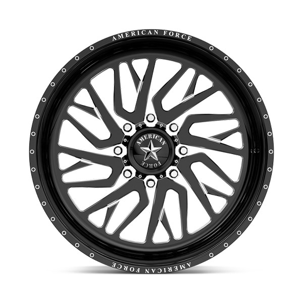 American Force Forged Wheels Nova H38 Black Milled 20x9 0mm Offset 6x135