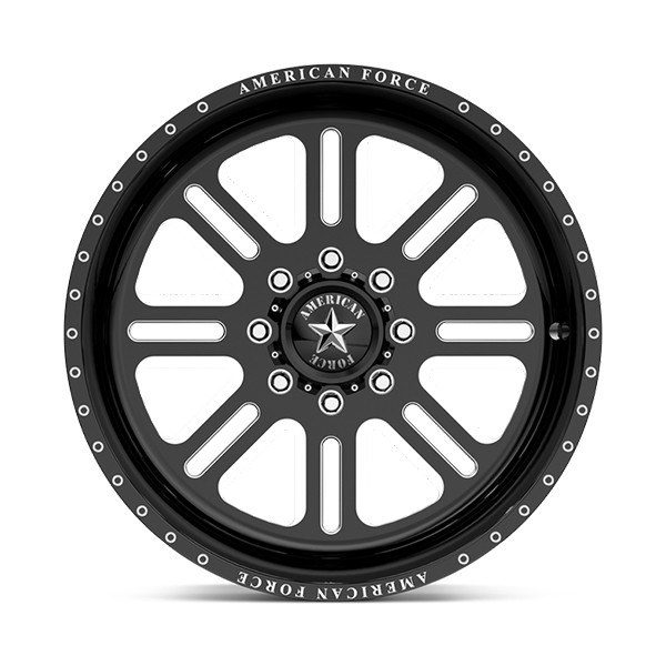 American Force Forged Wheels Alpha 161 Black Milled 20x9 0mm Offset 8x170